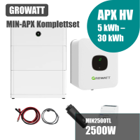 Growatt Komplettset APX MIN 2500TL