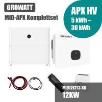 Growatt Komplettset APX MID 12KTL3