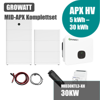 Growatt Komplettset APX MID 30KTL3