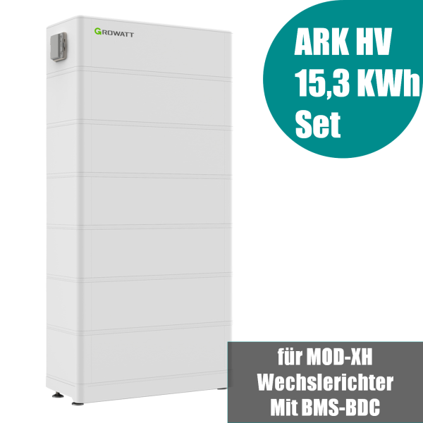 Growatt ARK 15.3kWh Hochvolt-Solarspeicher-Set für MOD TL3-XH Serie