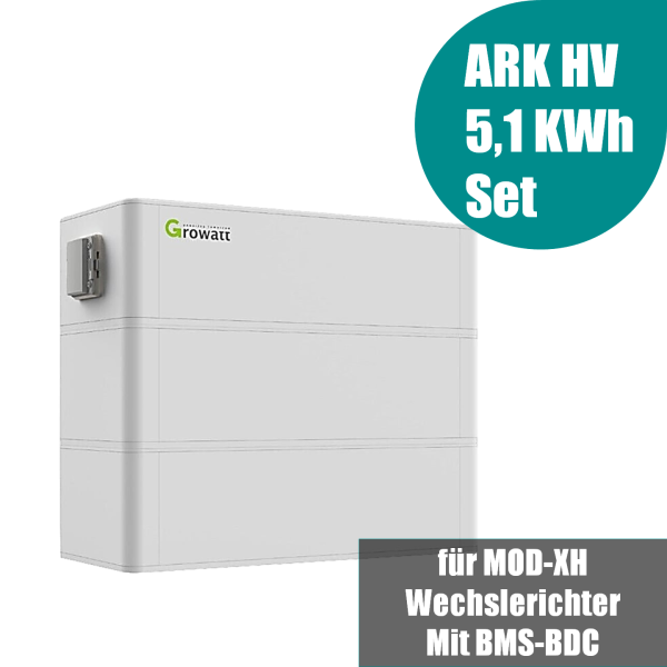 Growatt ARK 5.12kWh Hochvolt-Solarspeicher-Set für MIN-TL-XH Serie