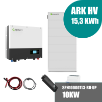 Growatt Komplettset SPH10000TL3-BH-UP 10kW mit 15,3kWh...