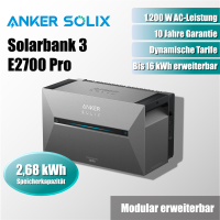 Anker Solix Solarbank 3 E2700 Pro - 2% Skonto bei Vorkasse Banküberweisung