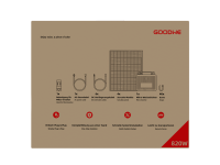 GoodWe Suncake 820 W Balkonkraftwerk Komplett-Set (inkl. Montage Set) zur 1 Person Montage