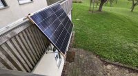 Balkon-PV-Halterung Edelstahl – Verstellbares Montageset für Solarmodule, für runde & eckige Geländer bis 60 mm