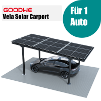 GOODWE Vela Solar Carport Gestell für 1 Auto inkl. 9...
