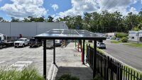GOODWE Vela Solar Carport Gestell für 1 Auto inkl. 9 Solarmodule (TÜV zertifiziert)