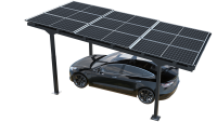 GOODWE Vela Solar Carport Gestell für 1 Auto inkl. 9...