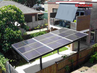 GOODWE Vela Solar Carport Gestell für 1 Auto inkl. 9 Solarmodule (TÜV zertifiziert)