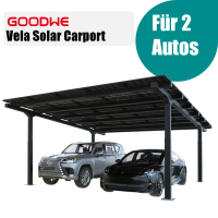 GOODWE Vela Solar Carport Gestell für 2 Autos inkl....