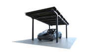 GOODWE Vela Solar Carport Gestell für 2 Autos inkl. 15 Solarmodule (TÜV zertifiziert)