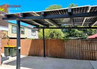 GOODWE Vela Solar Carport Gestell für 2 Autos inkl. 15 Solarmodule (TÜV zertifiziert)