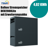 TSUN SolarCan TSOL-DCU2000Lite DC Solarspeicher mit 1x...