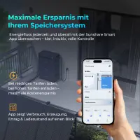 SUNSHARE Glory Balkonkraftwerk 800W mit Speicher 1.52 kWh ohne Halterung