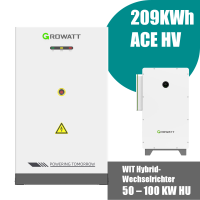 Growatt Komplettset WIT 50-100KW HU Hybridwechslrichter +...