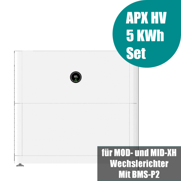 Growatt APX 5.0P 5kWh Hochvolt-Solarspeicher-Set für MID-XH Wechselrichter - 2% Skonto bei Vorkasse Überweisung