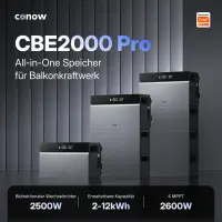 CONOW Tuya CBE2000 Pro AIO Speicherpaket 4,1 kWh + Gratis...