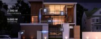 2000W Balkonkraftwerk Komplettset Tuya Conow 4,1kWh Speicher + 4x Sunpro 500Wp Full Black Bifaziale Solarmodule + Gratis Smartmeter