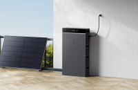 2000W Balkonkraftwerk Komplettset Tuya Conow 2kWh Speicher + 4x Sunpro 500Wp Full Black Bifaziale Solarmodule + Gratis Smartmeter