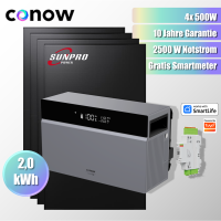 2000W Balkonkraftwerk Komplettset Tuya Conow 2kWh...