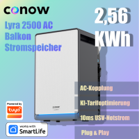 CONOW Tuya Lyra 2500 AC gekoppelte Speicher für...