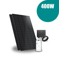 Sunshare Ray Balkonkraftwerk 400W Full Black Leichtmodule ohne Halterung für Balkon, Fassade und Zaun