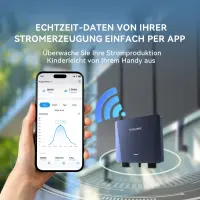 Sunshare Ray Balkonkraftwerk 400W Full Black Leichtmodule ohne Halterung für Balkon, Fassade und Zaun