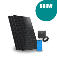 Sunshare Ray Balkonkraftwerk 600W Full Black Leichtmodule...