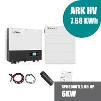 Growatt Komplettset SPH8000TL3-BH-UP 8kW mit 7,6kWh...