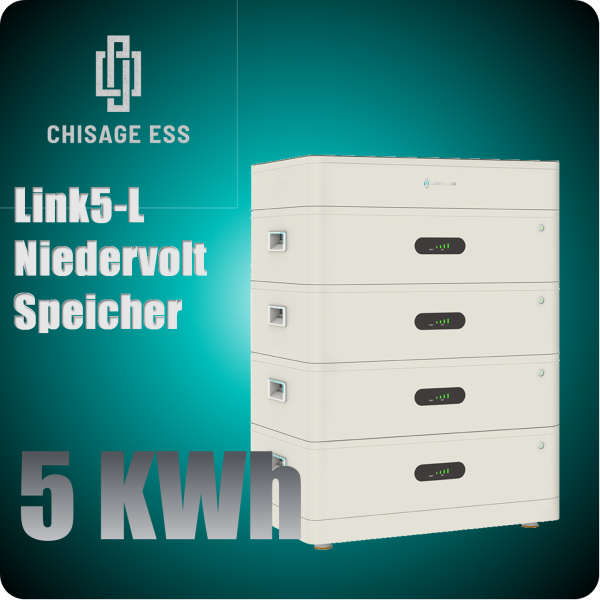 CHISAGE ESS LINK5-L – 5kWh LiFePO4 Batteriespeicher Niedervolt