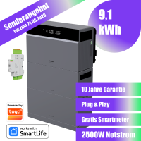 CONOW Tuya CBE2000 Pro AIO Speicherpaket 9,1 kWh + Gratis...