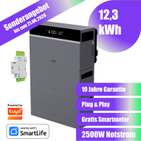 CONOW Tuya CBE2000 Pro AIO Speicherpaket 12,3 kWh +...
