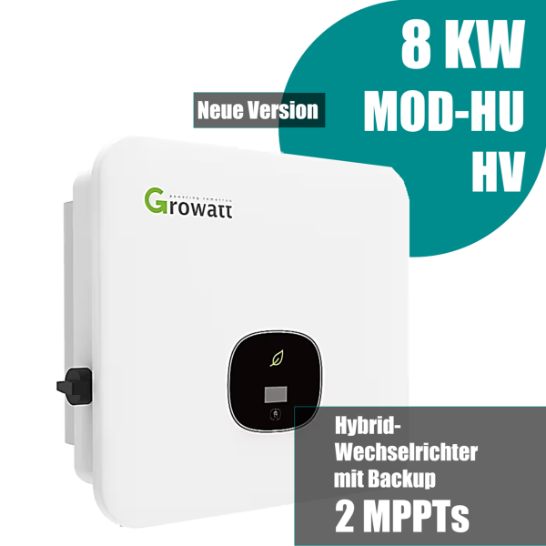 Growatt MOD 8000TL3-HU 8kW Hybridwechselrichter 3-phasig (2.0 Version)