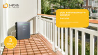 Lumenhaus SunMini All-in-One Balkonspeicher 4,0 kWh 2500W Wechselrichter 4 MPPTs