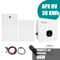 Growatt Komplettset MOD8KTL3-HU 8kw Hybridwechselrichter...