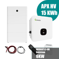 Growatt Komplettset MOD6KTL3-HU 6kw Hybridwechselrichter...