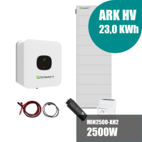 Growatt Komplettset MIN 2500-XH2 2,5kW...