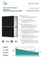 36x Maysun 430Wp IBC Mono Black Frame No Busbar Half-Cut...