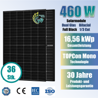 36x Maysun TwiSun Pro 460Wp TOPCon N-Type Glas-Glas Full...