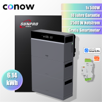 500W Balkonkraftwerk Komplettset Tuya CONOW 6,14 kWh...