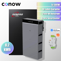 500W Balkonkraftwerk Komplettset Tuya CONOW 8,2 kWh...