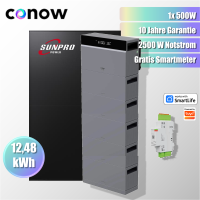 500W Balkonkraftwerk Komplettset Tuya CONOW 12,48 kWh...