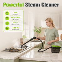 POEUU Tragbarer Druckdampfreiniger JLC-A-211 1500 W, 1,6...