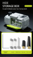 ASCEND PRO Akku Elektro-Hydraulik-Wagenheber 5 t, kabellos mit Luftpumpe, Elektro-Radschrauber, LED und Koffer