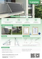 Universal-PV-Halterung Schwarz – Verstellbare...