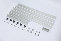 Balkon-PV-Halterung Silber – Verstellbare Solarmodulhalterung 0° / 10–30°
