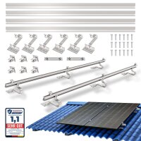 Ziegeldach-PV-Halterung für 2 Solarmodule –...