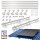 Ziegeldach-PV-Halterung für 2 Solarmodule – Montageset mit Universalklemmen 28–46 mm