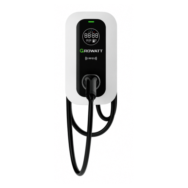 Growatt THOR 22AS-P-EW1 Wallbox 22 kW 3-phasig mit WiFi, 5 m Kabel & Typ-2-Stecker