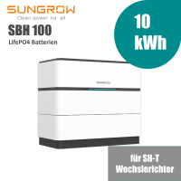 Sungrow SBH100 10kWh Hochvolt-Solarspeicher-Set für...